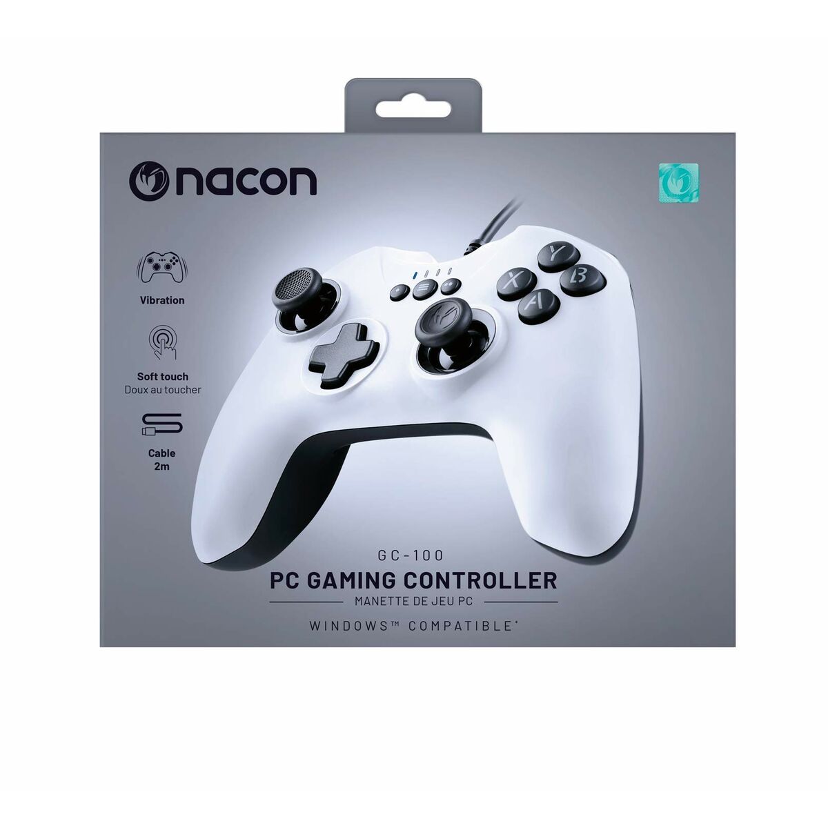 Videogameconsole-joystick Nacon PCGC-100WHITE